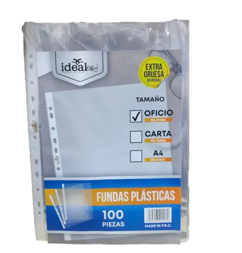 Funda Protectora Oficio 80 micras Ideal