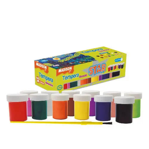 Tempera 12 Colores  Madison